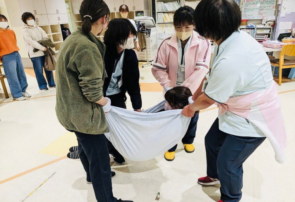 のぞみ整形外科クリニック西条 応急講習&避難訓練④